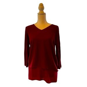 Michael Kors Burgundy Top